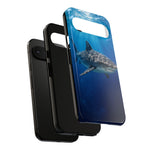 Tiger Shark Phone Case, Dappled Blue Water Tough Cover