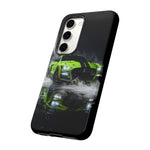 Lime Green 2022 GT500 Phone Case, Smoke Studio Reflection Cover
