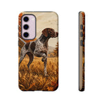 German Shorthaired Pointer Pointing Art Tough Phone Case
