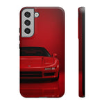 Red NSX Phone Case, 90s JDM Supercar Legend Tough Cover, Mens Gift
