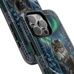 Norwegian Forest Cat Nordic Art Tough Phone Case