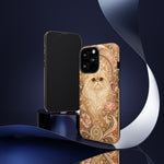 Persian Cat Floral Art Nouveau Tough Phone Case