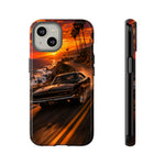 Charger RT Phone Case, Black Coastal Highway Motion Blur