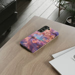 Floating Pool Deck Phone Case, Pastel Cloud 3D Render Cover