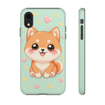 Shiba Inu Kawaii Chibi Smile Pet Dog Art Tough Phone Case