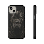 Cane Corso Powerful Dark Portrait Art Tough Phone Case