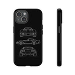 1979 Corvette C3 Blueprint Phone Case for Classic Chevy Car Fans