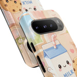 Milk Cookie Phone Case Cute Food Kawaii Tough Cover Gift Art