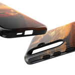 C8 Desert Highway Sunset Phone Case Tough Case for Corvette Drivers