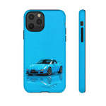 RX-7 Cyan Studio Phone Case Studio Color Match Car Art