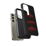 Red 370Z Sports Coupe Tough Phone Case for JDM Enthusiasts