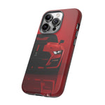 Red Mustang Art Phone Case, GT500 American Muscle Car Tough Cover