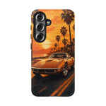 Orange Corvette C3 Stingray Sunset Palms Phone Case