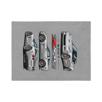 2007 Z06 C6 Velveteen Microfiber Blanket | Car enthusiast throw
