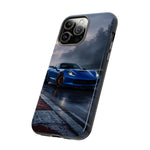 Elkhart Lake Blue C7 Track Attack Dawn Tough Phone Case