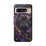 French Bulldog Galaxy Marble Art Tough Phone Case