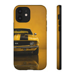 Classic Camaro SS Phone Case, Yellow 69 Muscle Car Cover, Gift for Guys