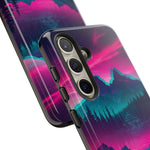 2 Rounds Canada Retina Artwork Vaporwave Phone Case – Landscape Aesthetic