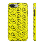 Acid Smiley Repeat Pattern Art Tough Phone Case