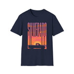 Silverado Retro Sunset Chevy Truck T-Shirt Vintage Pickup Graphic Tee