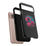 Great Dream Wave Circular Badge Vaporwave Phone Case – Japanese Aesthetic