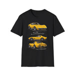 Yellow 1969 Corvette Stingray T-Shirt | Classic C3 Muscle Car Tee