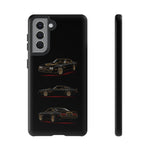 Trans Am Phone Case Black Gold, Three-View Vector Tough Cover