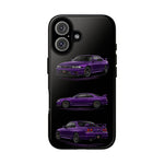 Purple R33 Skyline GTR JDM Sports Car Phone Case Tough Multi View