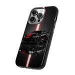 Camaro ZL1 Phone Case, Black Red Racing Stripe Studio Cover, Gift