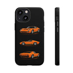 Orange Miura Classic Supercar Tough Phone Case - 3 View