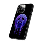 Glitch Sad Face Phone Case, Anime Melt Static Tough Cover