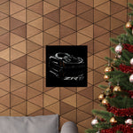 C7 ZR1 Poster Supercar Wall Art Print Modern Muscle Car Garage