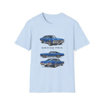 Blue 1970 Grand Prix Car T-Shirt | Classic Auto Trio Illustration