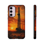Texas Oil Rig Sunset phone case | Tough Cases