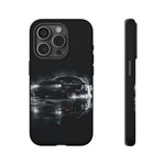 Black Sports Car Illustration 2023 Challenger SRT phone case | Car Drift Reflection