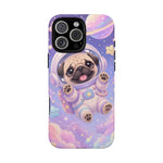 Cute Astronaut Pug Phone Case | Space Puppy Galaxy Stars