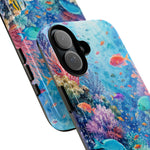 Underwater Coral Reef Phone Case | Colorful Tropical Fish Ocean Scene
