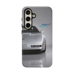 Silver C4 ZR1 Front View phone case | tough case for Vette Drivers