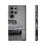 Silver Corvette Art Phone Case, C2 Sting Ray Classic Sports Cover
