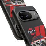 VintageDatsun 510 Racing Stripe JDM Tough Phone Case Cover Gift