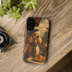 Poodle in Beret Phone Case | Vintage Paris Café Illustration