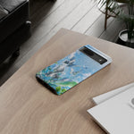 Copy of Silver Butterflies Tough Case | Blue Sky Water Droplets Phone Cover