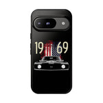 1969 Camaro SS American Flag Tough Phone Case Cover Gift Art