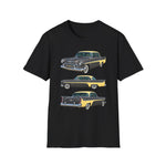 1956 DeSoto Fireflite Classic Car Trio T-Shirt | Vintage Retro Auto Tee