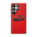 Red 1967 Corvette Art Phone Case, C2 Sting Ray Classic Sports Car Cover, Gift