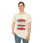 1955 Fairlane Sunliner Classic Car T-Shirt | Vintage Red Convertible