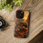 Land Cruiser FJ40 Classic 4x4 Red Rock Canyon Art Tough Phone Case