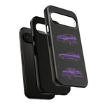 MK4 Supra Phone Case Purple, Three-View Vector Cover