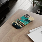 1957 Bel Air Turquoise Retro Tough Phone Case Classic Car Art Cover