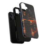 Challenger RT Phone Case, Rainy City Night Muscle Car Tough Cover